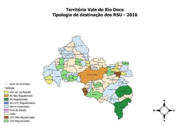 42 3.2.9. Vale do Rio Doce O Território de Desenvolvimento Vale do Rio Doce é formado por 49 municípios e possui uma população urbana de 502.245 habitantes, considerando dados do Censo IBGE 2010.