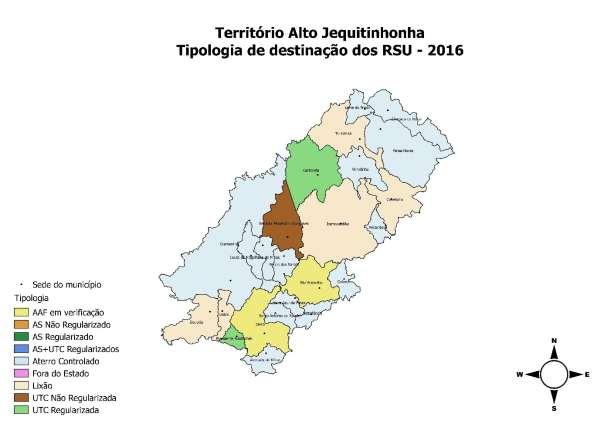 53 3.2.14. Alto Jequitinhonha O Território de Desenvolvimento Alto Jequitinhonha é formado por 24 municípios e possui uma população urbana de 184.386 habitantes, considerando dados do Censo IBGE 2010.