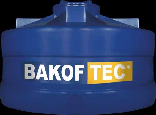 Os tanques em polietileno da Bakof são tão seguros quanto um cofre.