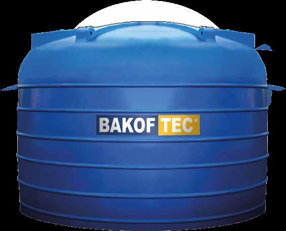 Os tanques em polietileno da Bakof são tão seguros quanto um cofre.