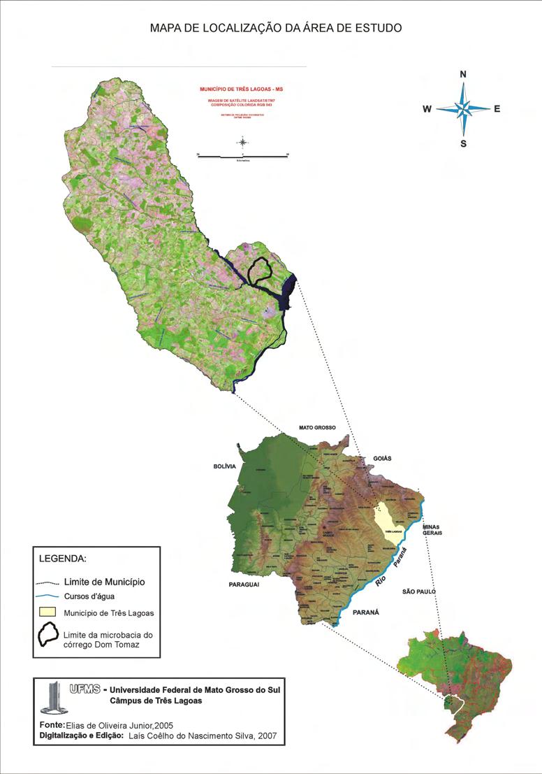 Figura 1: Mapa de localização da área de estudo. 3.