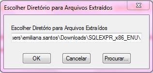 Instalação do MS SQL Server Express 2014 1º Passo: efetue o download do programa