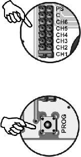 (a cada detecção a receptora emite um bip curto, confirmando o recebimento do código). Após o Teste selecione o tempo de pulso, posicionado o Jumper entre os canais CH1 a CH6.