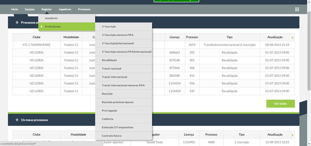 5 Assistente de prcesss Cada prcess terá uma linha n tp que identificará s passs necessáris