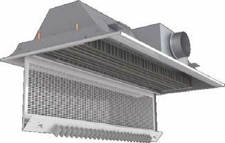 4 VFK 600 Características gerais VFK 600 Descrição As unidades terminais de indução de tecto, modelo VFK 600, para difusão do ar em duas direcções, são utilizadas em sistemas arágua para proporcionar