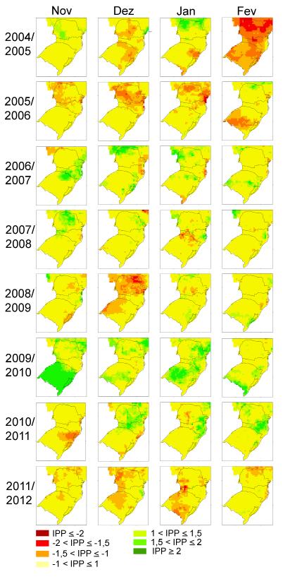 Leivas J. F. et al. acentuou-se ainda mais os efeitos da estiagem na região sul.