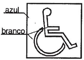 (INDICATIVO DE LOCAL DE ESTACIONAMENTO DE VEÍCULOS QUE TRANSPORTAM OU QUE SEJAM CONDUZIDOS POR PESSOAS