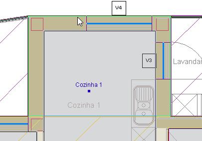 CAD MEP (Climatização) 112 Fig. 3.201 Neste momento é necessário desactivar a opção de que o paramento inferior da laje da cozinha está em contacto com o ambiente exterior.