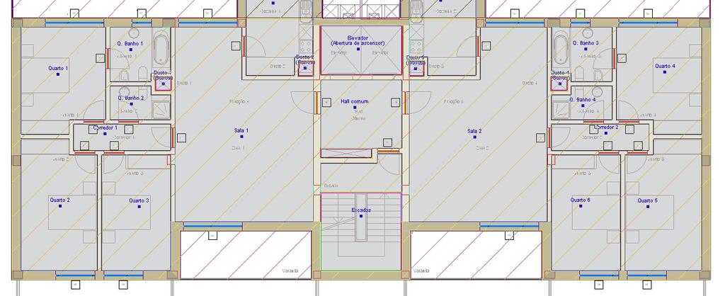 CAD MEP (Climatização) 142 Fig. 3.275 Repita o procedimento nos restantes pisos de habitação. 3.3.11.