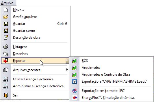 A janela Nomes de ficheiros permite ao utilizador no caso de exportar para ficheiro, especificar uma directoria para a criação dos ficheiros, como também indicar a opção de se gerar uma folha por