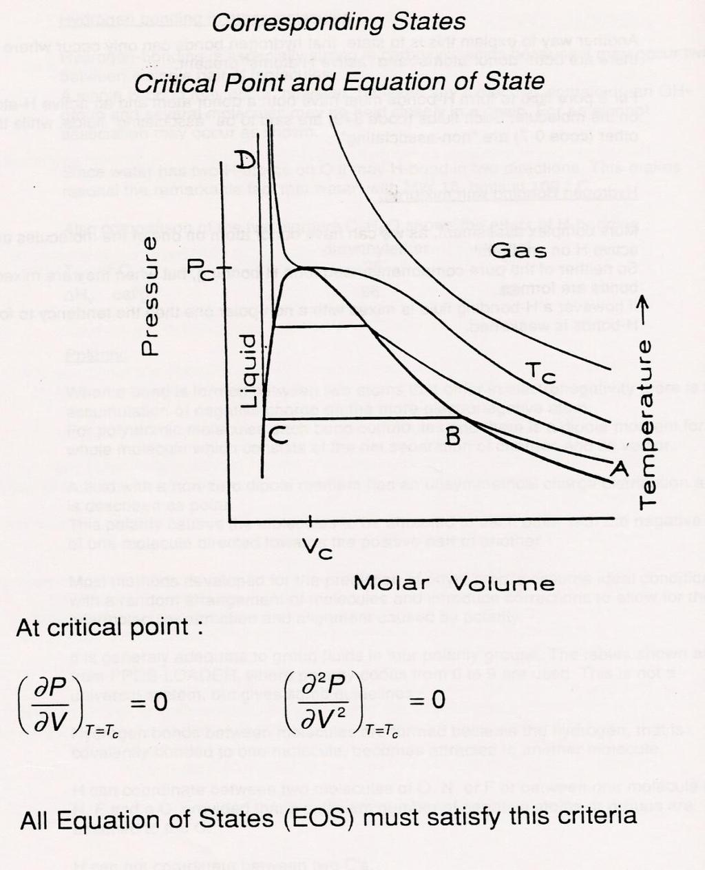 Equação de estado Relação algébrica entre pressão, temperatura e volume molar Várias equações existem e