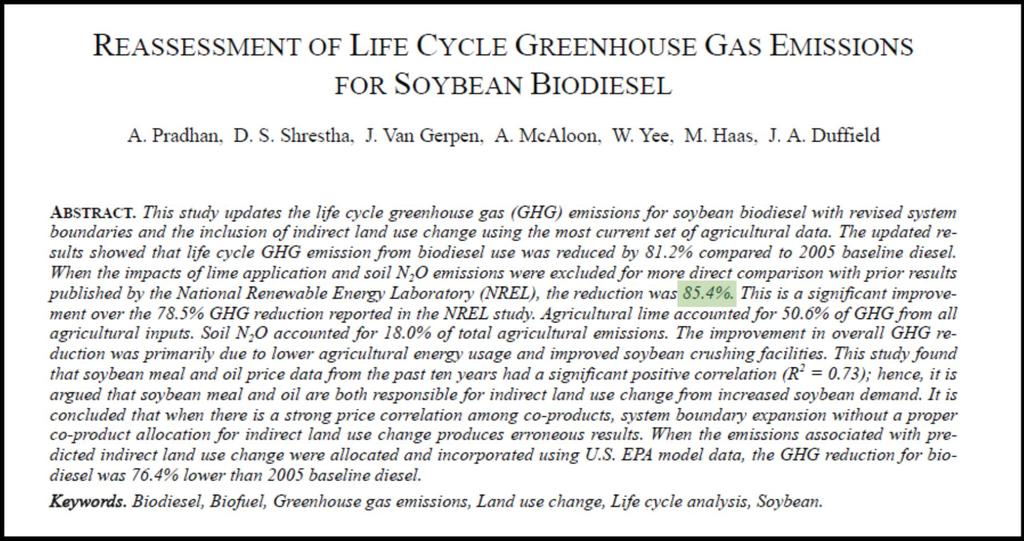 6 Nos EUA, o Biodiesel é considerado Um Biocombustível