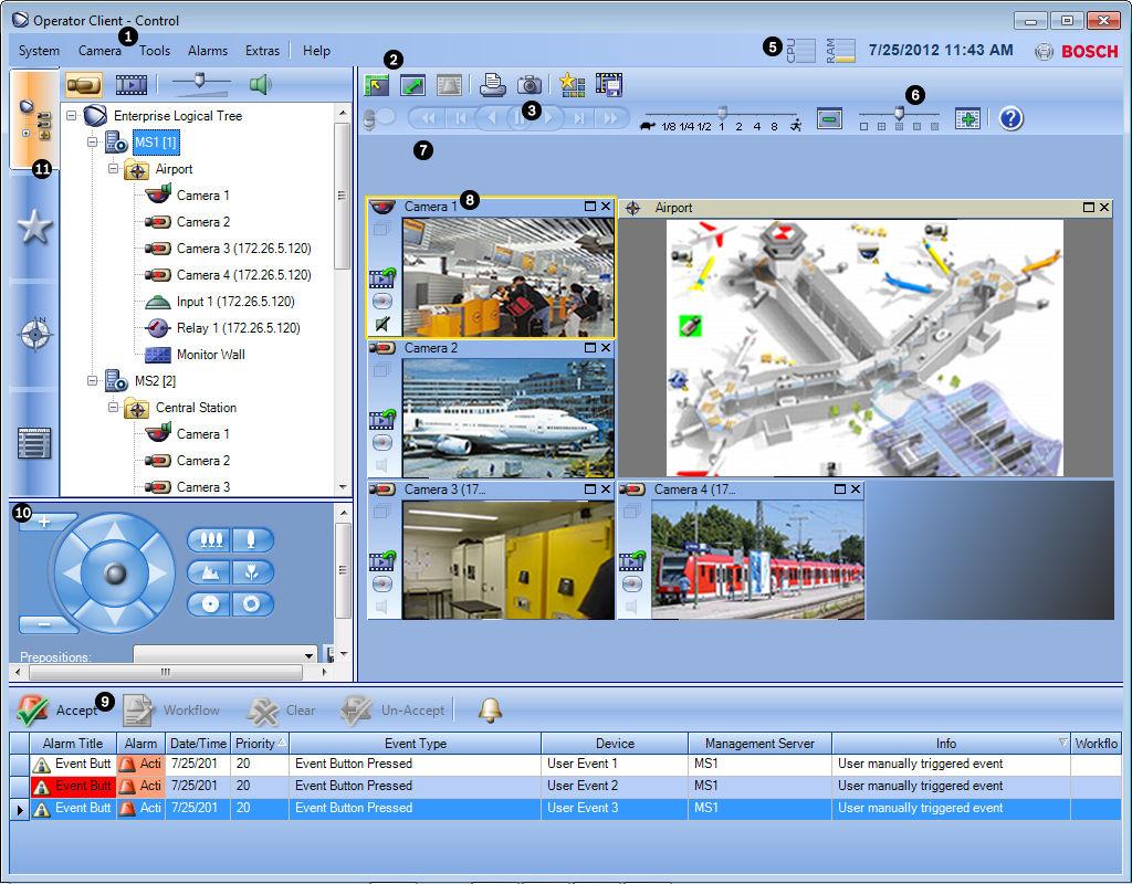 Bosch Video Management System Interface do utilizador pt 43 11 11.