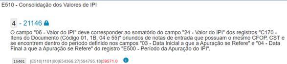 Caso o resultado apresentado no arquivo esteja errado, o sistema apresenta o resultado correto.