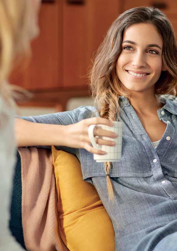 Roupa como nova o dobro do tempo O Sistema SensiCare ajusta os ciclos à carga para evitar que as roupas sejam lavadas em excesso, assegurando que