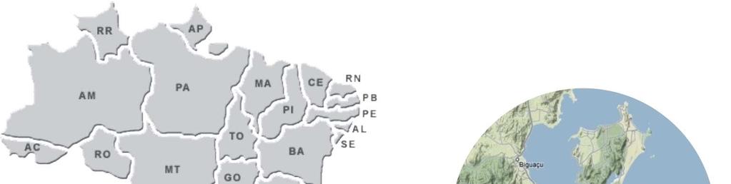 1. INTRODUÇÃO 4 Santa Catarina, e também através de simulação computacional para o clima de Florianópolis. A cidade localiza-se na Região Sul do Brasil, conforme indicado na Figura 1.