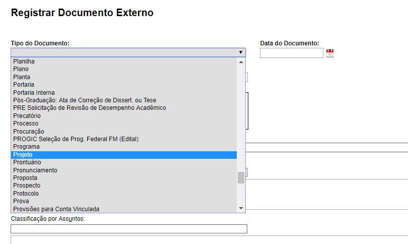 4.1. Na tela a seguir, preencher os seguintes itens: 4.2.