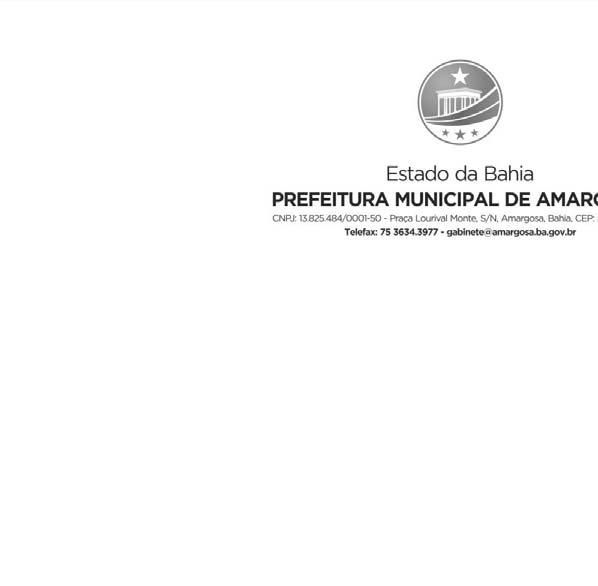 Quinta-feira 2 - Ano V - Nº 1662 Amargosa Decretos DECRETO Nº.