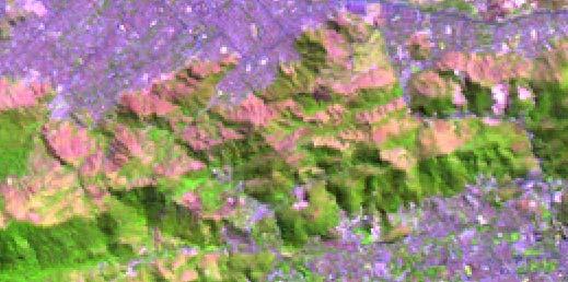 (b) Imagem Landsat TM ω 6 )