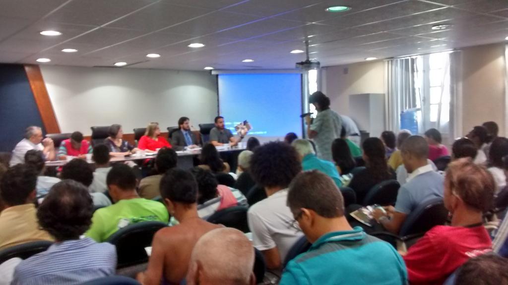 Audiência Pública no Plenarinho da Câmara de Vereadores na luta em defesa dos direitos socioassistenciais da População em Situação de Rua