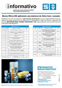 PI 0055 Novos filtros KS aplicáveis aos motores de