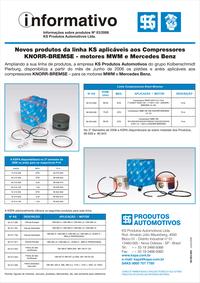 pedido: FL 1561 PI 0058 Novos produtos da linha KS