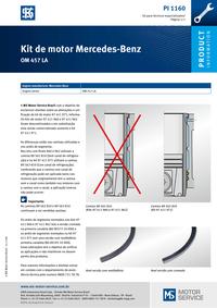 PI 1160 Kit de motor Mercedes-Benz OM 457