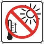 Instruções de segurança Mantenha longe da luz solar direta e de produtos