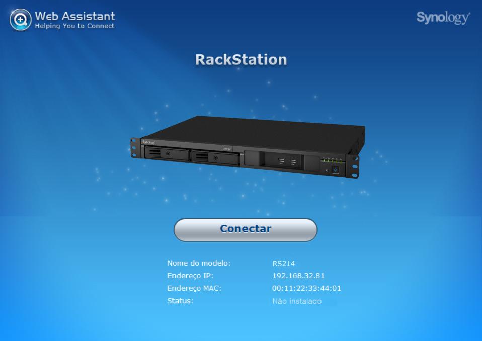 Capítulo Instalação do DSM no RackStation Capítulo 3: 3 Quando o hardware estiver pronto, o RackStation vai exigir o DiskStation Manager (DSM) o sistema operacional especificamente projetado para o