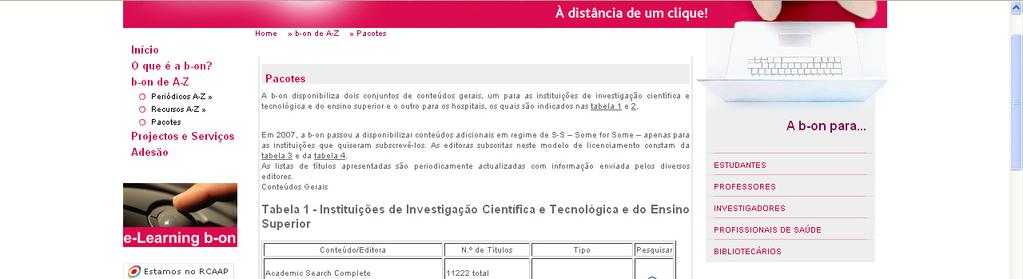 Ao clicar na lupa saltamos logo para um formulário de