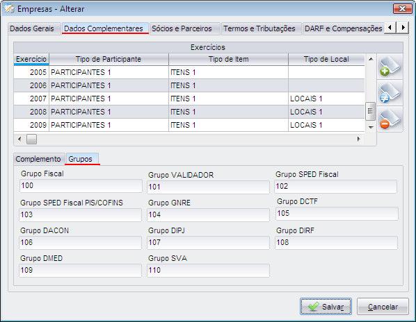 procedimento através do menu Relatórios/Controle dos Impostos/Fechamento do mês.