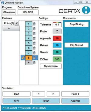 n CERTA Systems Job Manager: Os dados de tecnologia do módulo hypercad -S Electrode são transferidos para o CERTA Systems Job Manager através da função de