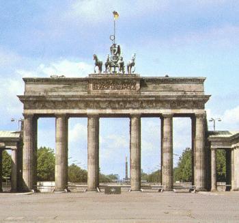 Porta de Brandemburgo em Berlim (construída