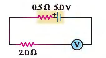 67. Encontre a indicação do amperímetro e do voltímetro ligado aos geradores: Constante dielétrica relativa de alguns materiais.