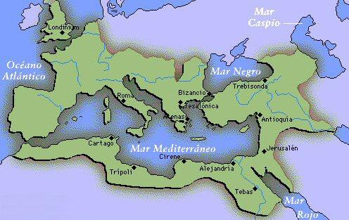 O Imperio Romano chegou a estenderse a partir do s.i d.