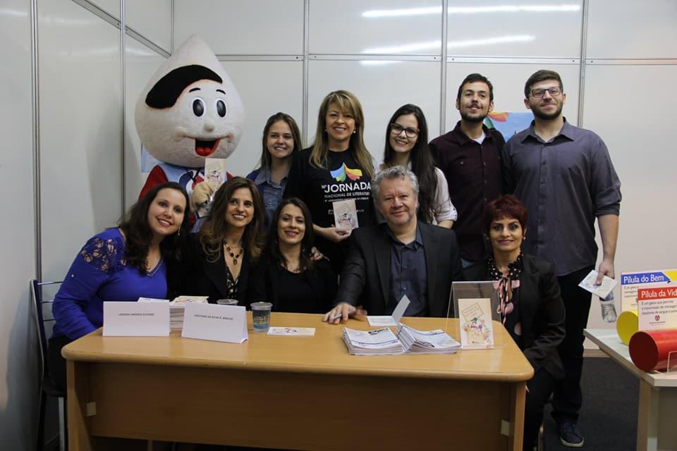 Divulgação de ações do projeto na Jornada Nacional de Literatura de 2017. Fonte: Nexjor.