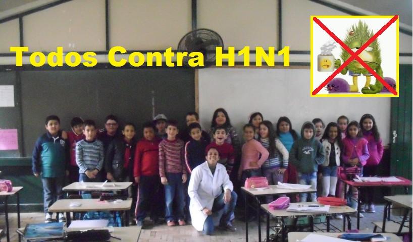 Figura 04: Alunos do 3 ano do ensino fundamental da E.E.E.M. João Pedro Nunes, reunidos para a palestra da H1N1, realizada pela bolsista ID.