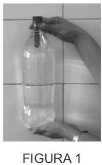 5. (ENEM/2010) Um brinquedo chamado ludião consiste em um pequeno frasco de vidro, parcialmente preenchido com água, que é emborcado (virado com a boca para baixo) dentro de uma garrafa PET cheia de