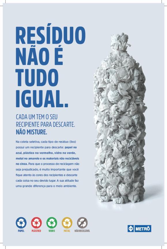 Resíduos Classe I Tipo de resíduo Locais de geração Processo e encaminhamento Quantitativos 2017 Embalagens de produtos químicos, EPI (equipamentos de proteção individual), panos e trapos sujos de