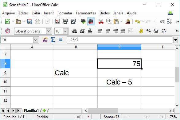 Tela inicial do LibreOffce 5.