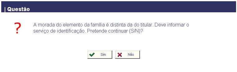 2.6 Ecrã de Questão Este tipo de ecrã interroga o utilizador,