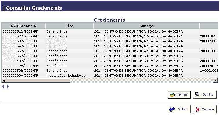 Ao pressionar o botão Pesquisar, o sistema apresenta o resultado da pesquisa. 3.4.