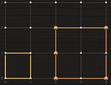 1) Quando você precisar aumentar uma figura, ou um desenho qual procedimento que utiliza? Reposta esperada: Zoom, medir os lados e multiplicar eles com um novo desenho.