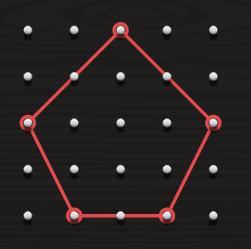 comprimento, será solicitado aos alunos que encontrem as possíveis simetrias desse quadrado: Resposta esperada: