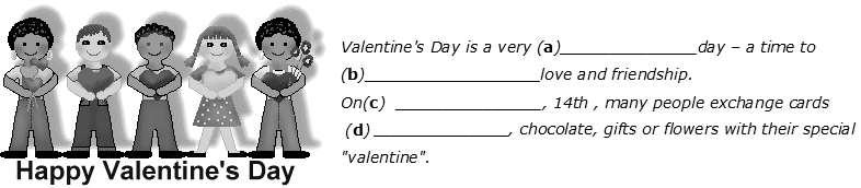 2ª Questão: Complete the sentences about the text: a) Hello, I.. Benjamin. b) My last name is c) I m from in Cananda. d) My favorite animals are.