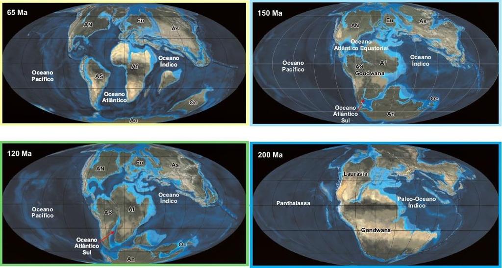 2. CONTEXTO GEOLÓGICO A evolução da Margem Equatorial Brasileira (figura 2) apresentou uma tectônica transcorrente e por isso possui algumas peculiaridades em relação às outras bacias da Margem