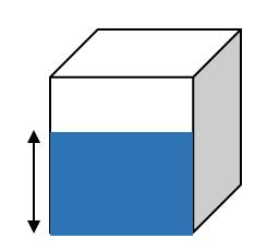8. Um reservatório de água tem o formato de um cubo de aresta igual 3 m.