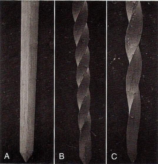 5.2) Torcidos Esta técnica consiste em duas fases: uma primeira de corte e uma segunda de torção (Fig.5).