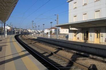 Estação do caminho de ferro.