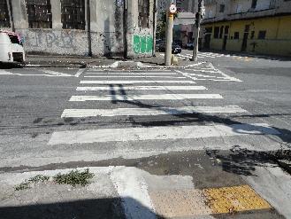 Rua Frei Gaspar Situação favorável da sinalização